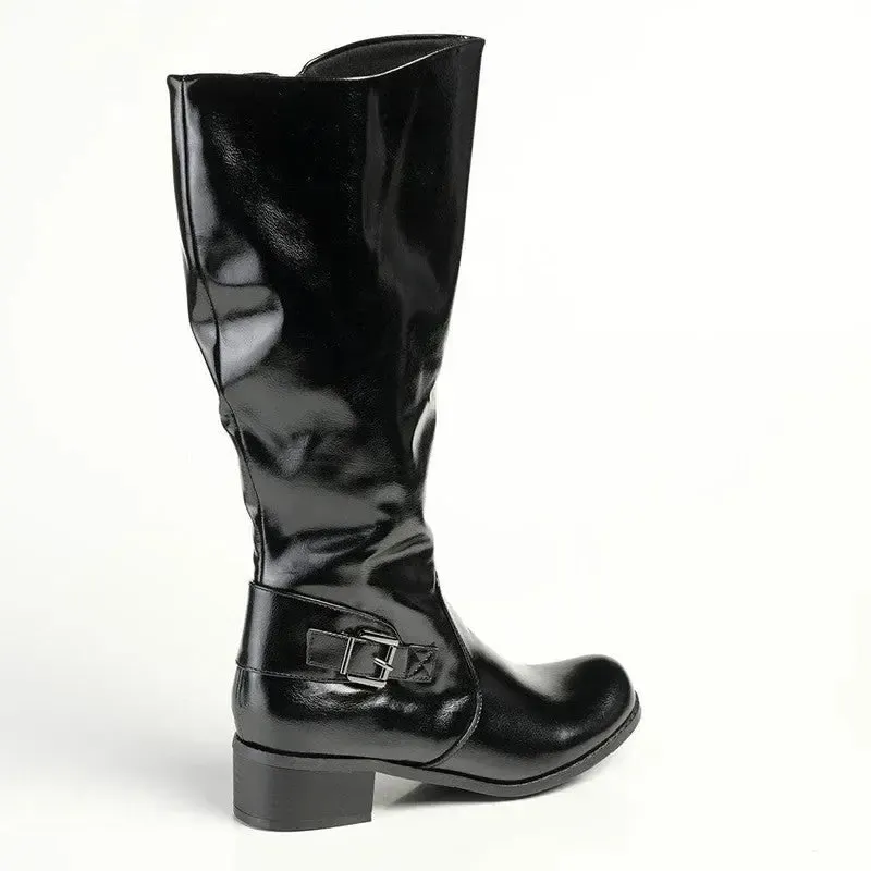 Franco Rossi Sofia Ladies Formal Long Boot - Black - Image 4