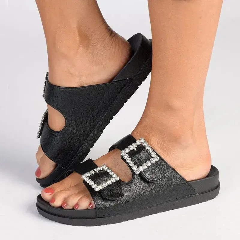 Madison Cordelia Sandals - Black - Image 5