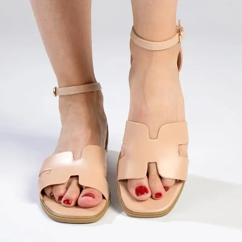 Madison Jenny H Bar Sandal - Nude - Image 5