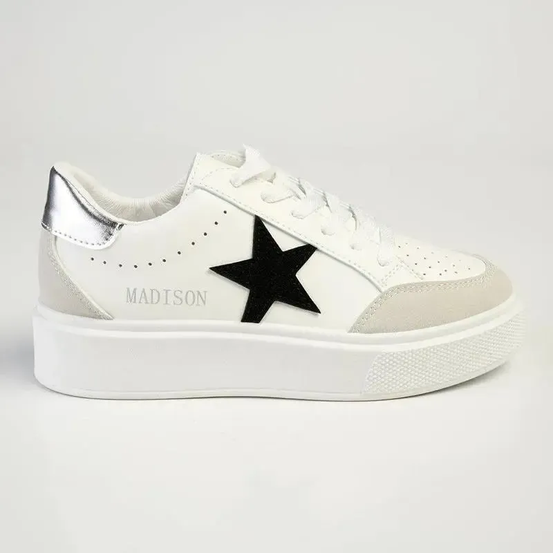 Madison Star Fashion Sneaker - White - Image 4