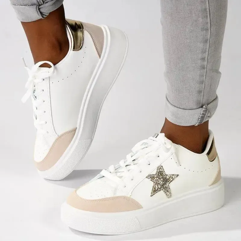 Madison Star Fashion Sneaker - White Multi - Image 3