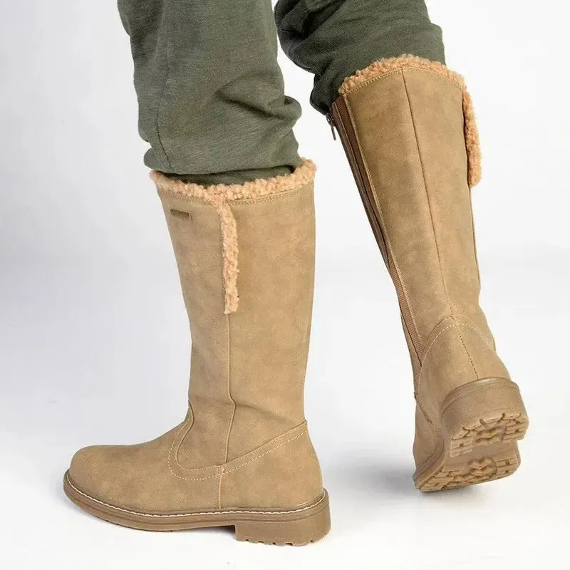 Pierre Cardin Jessie Fur Lined Boot - Beige - Image 5