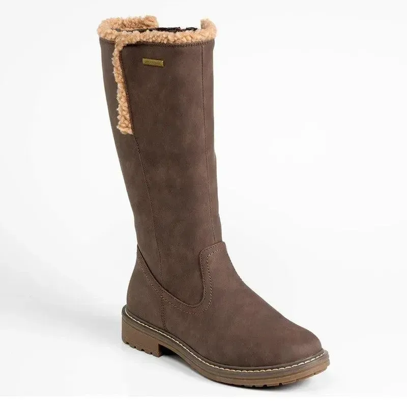 Pierre Cardin Jessie Fur Lined Boot - Chocolate - Image 3