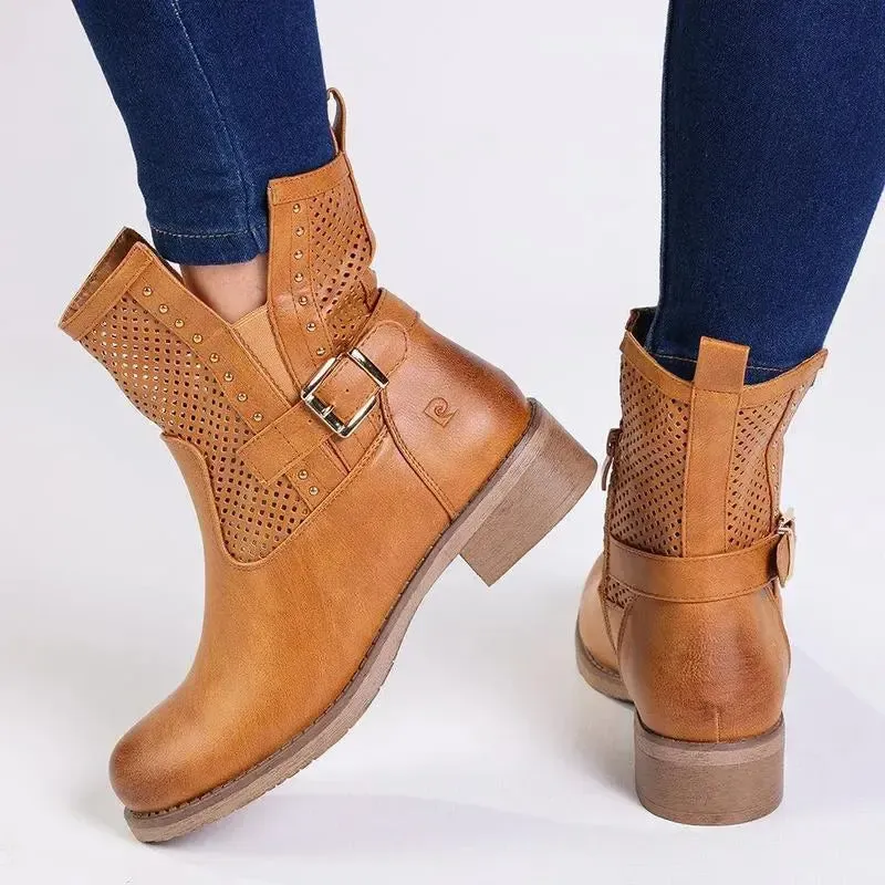Pierre Cardin Raina Ankle Boot - Tan - Image 5
