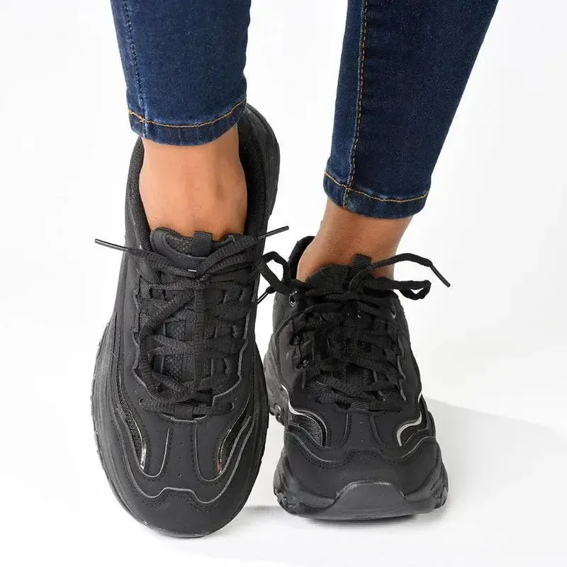 Pierre Cardin Sirine Sneaker- Black Mono - Image 5