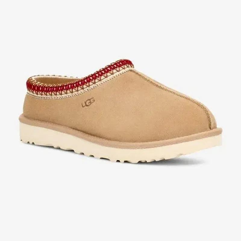 UGG Tasman Slipper - Sand/Dark Cherry - Image 3
